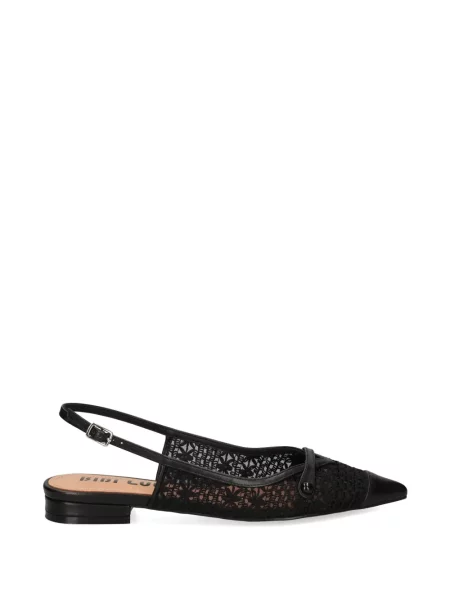 Полуотворени обувки Bibi Lou с отворена пета черно