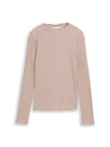 TOM TAILOR DENIM Tricou amestecat bej