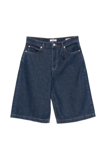 Pantaloni scurți din denim Imperial cu autograf albastru