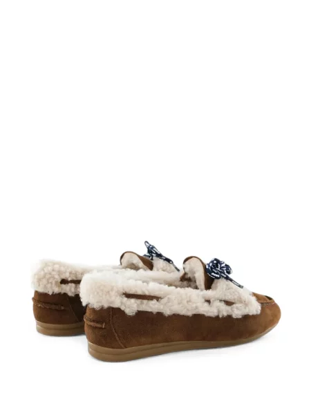 Loafers Toral Shoes από δέρμα προβάτου καφέ
