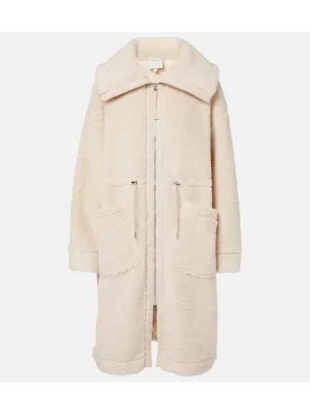 Plišasti plašč Varley bela