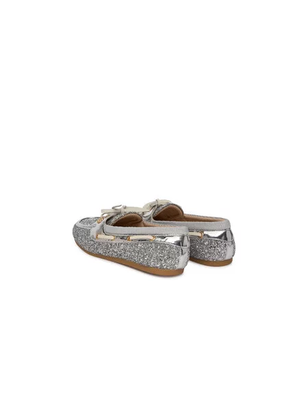 Liu Jo Mokasini Skipper 01 srebrna