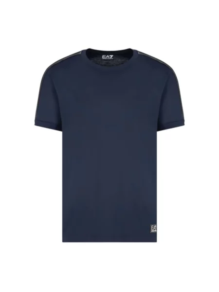Koszulka Emporio Armani Ea7 z krótkim rękawem niebieska