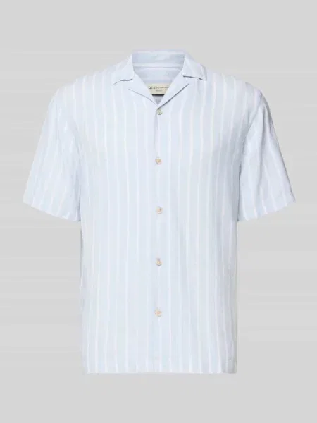 Koszula casualowa o kroju relaxed fit z mieszanki i lnu Tom Tailor Denim