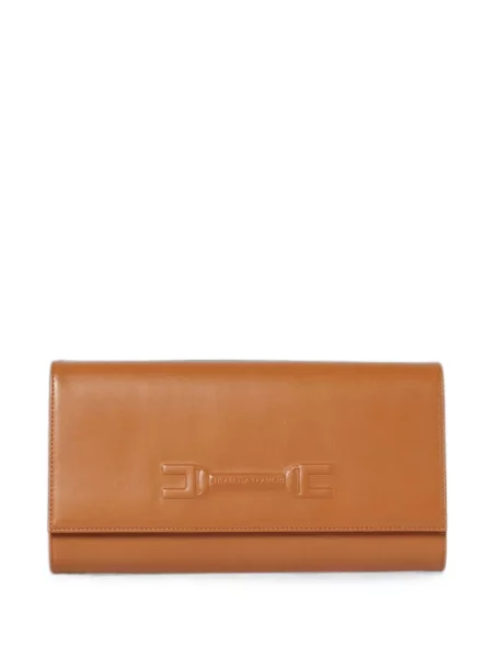 Δερμάτινος clutch Elisabetta Franchi με αυτόγραφο