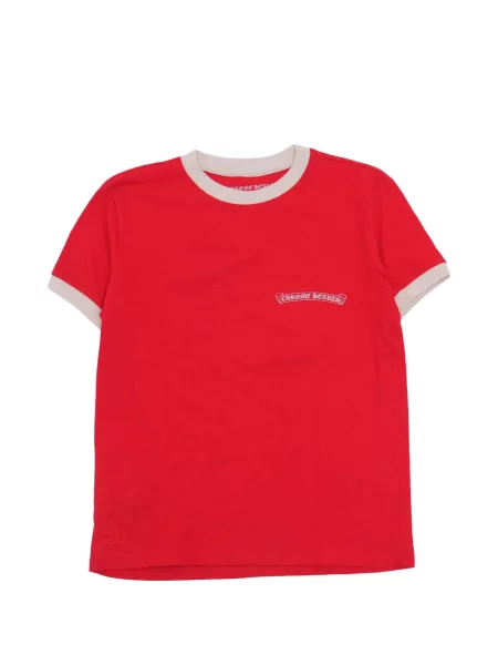 Tricou Chrome Hearts cu imagine cu motiv cu inimi roșu