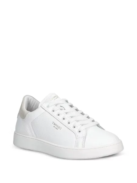 Sneakerși Twinset din piele alb