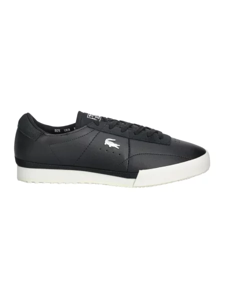 Sneakersy Lacoste skórzane czarne