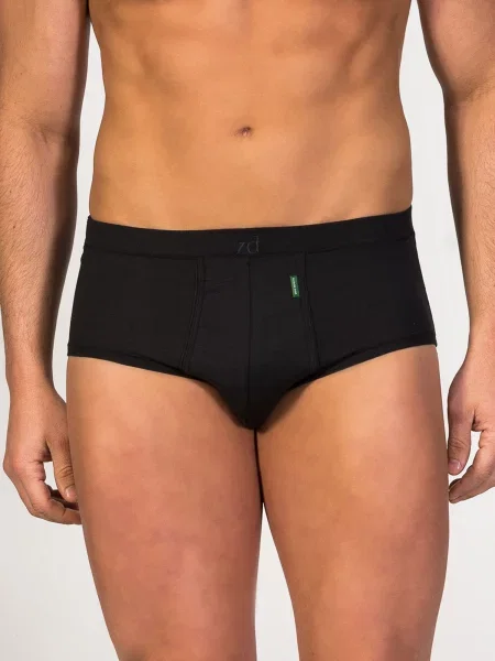 Zd ZERO DEFECTS Slip Saturno Soy fiber' negru