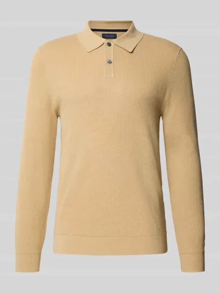 Koszulka polo o kroju slim fit z listwą guzikową Christian Berg Men