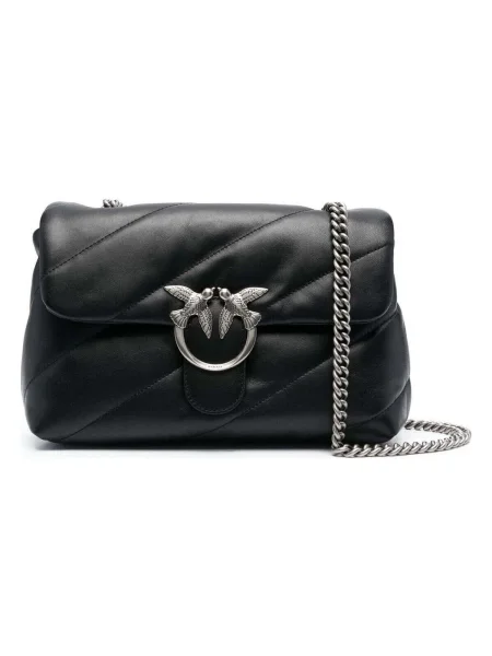 Klasická crossbody kabelka Pinko čierna