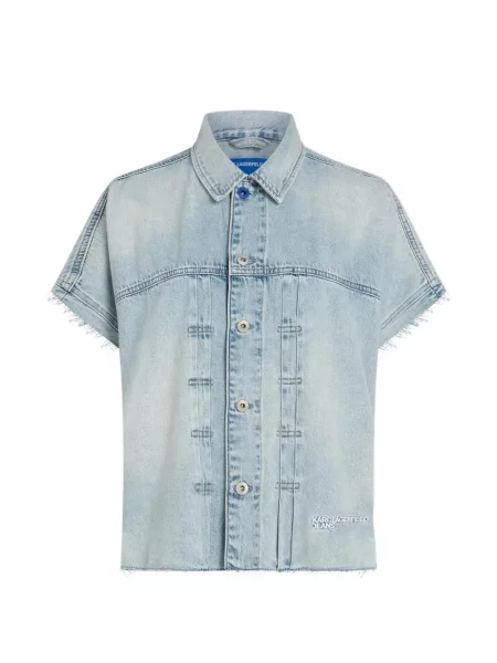 Scurt geacă de blugi Karl Lagerfeld Jeans albastru