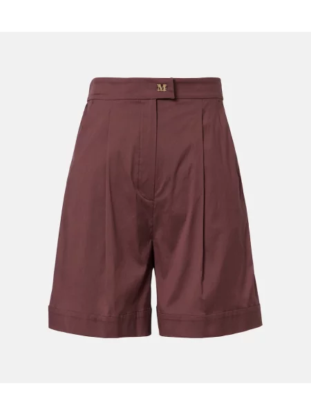 Pantaloni scurți Max Mara bordo