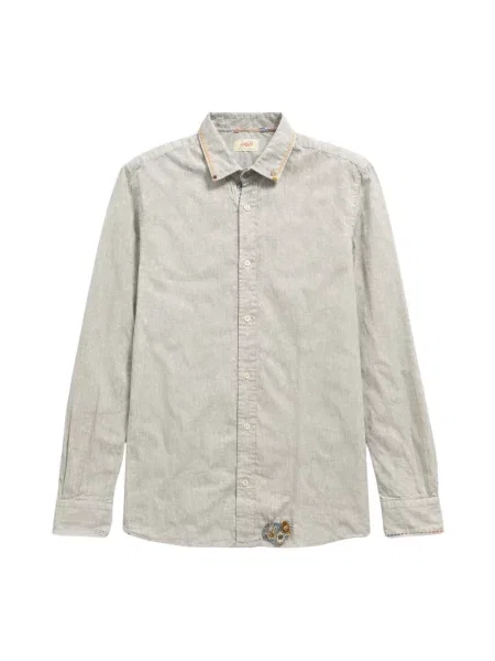 Haftowana koszula Bob beżowa