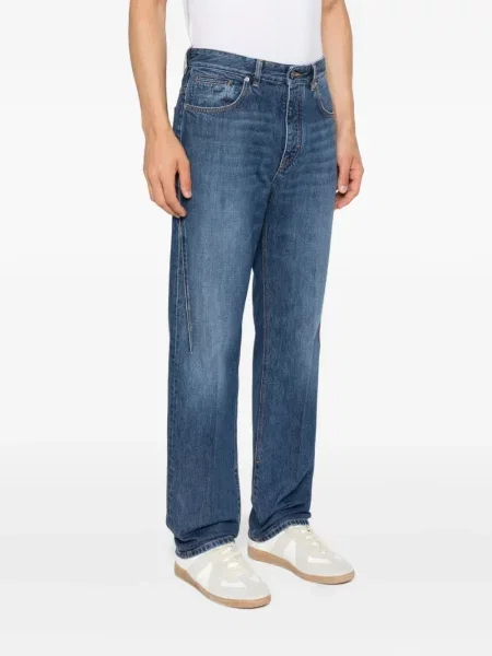 Blugi Givenchy cu broderie albastru