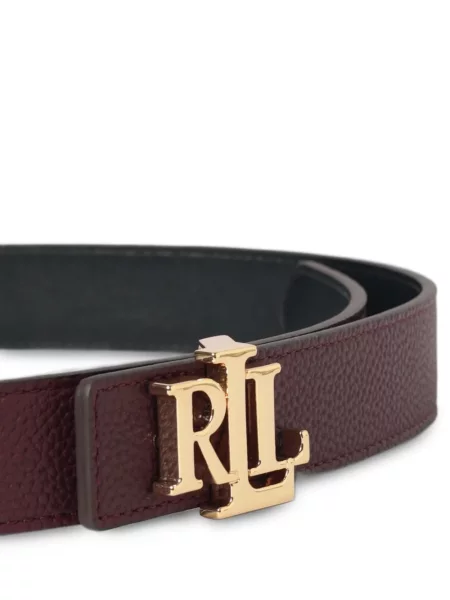 Megfordítható öv Lauren Ralph Lauren autogrammal piros