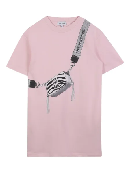 Sukienka mini dziecięca Marc Jacobs różowa