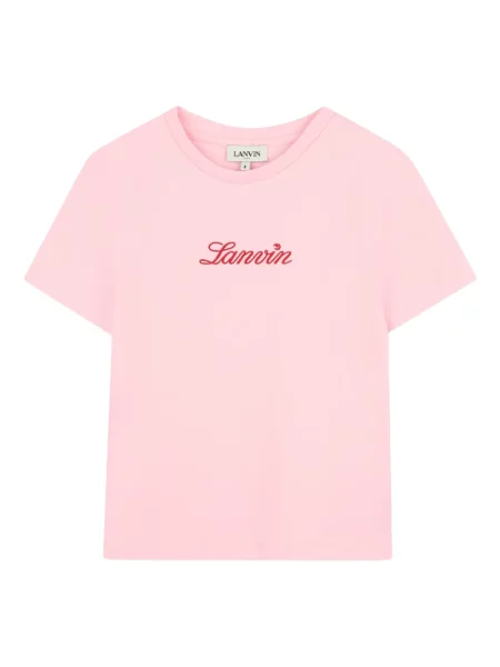 Koszulka dziecięca Lanvin Enfant różowa
