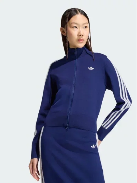 Adidas Kardiganas Firebird Tamsiai mėlyna