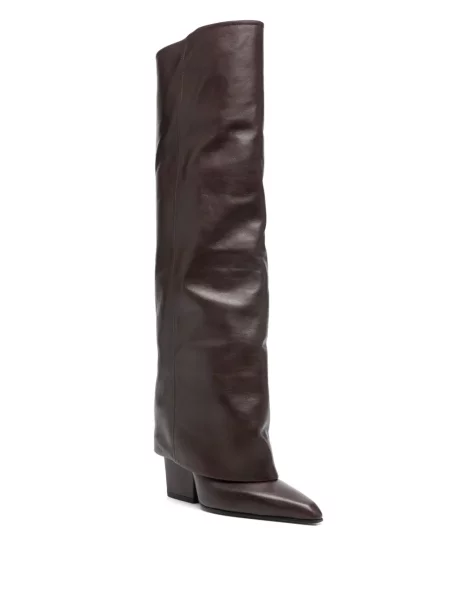 Botine Paris Texas din piele maro