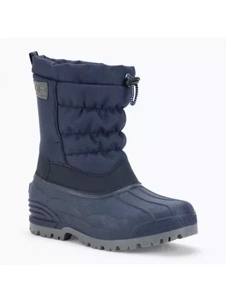 Śniegowce dziecięce CMP Hanki Snowboots black/blue granatowe