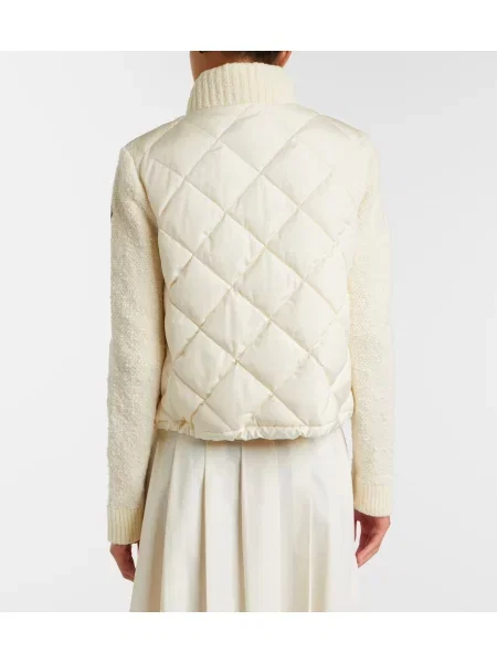 Cardigan Moncler alb