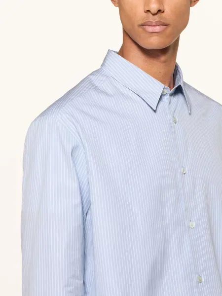 A.P.C. Košile Malo Comfort Fit černošedá bílá
