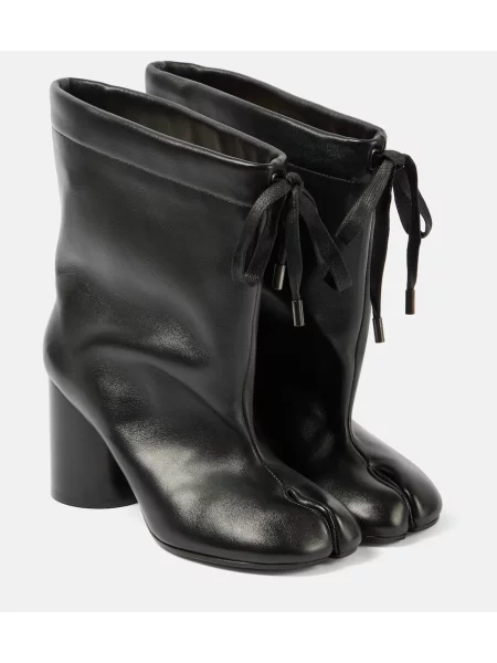 Cizme scurte Maison Margiela din piele negru