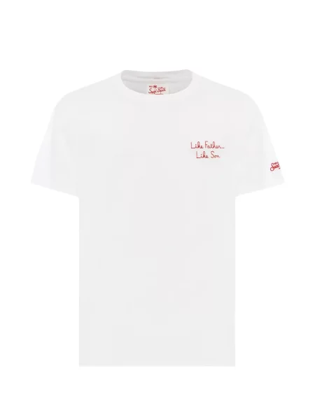 Tricou Mc2 Saint Barth cu imagine alb