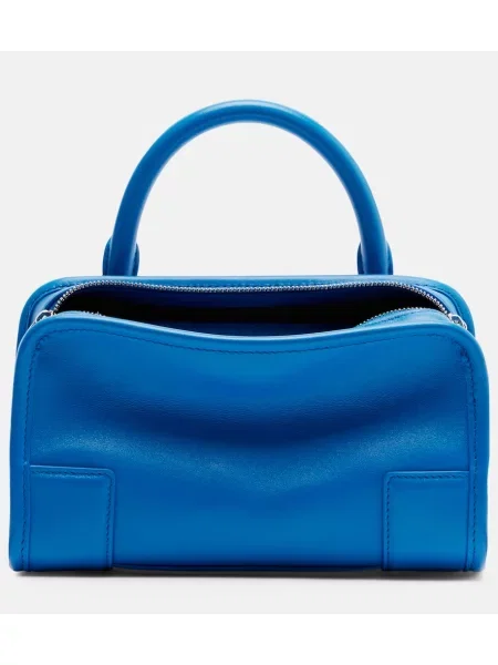 Top Loewe din piele albastru