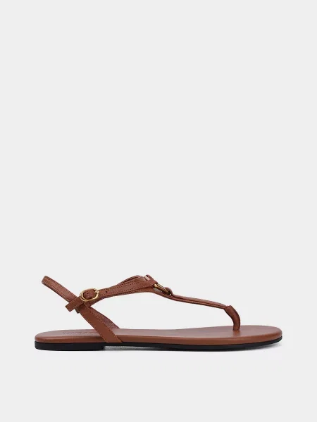 Шкіряні Сандалії MIRATON коричневий