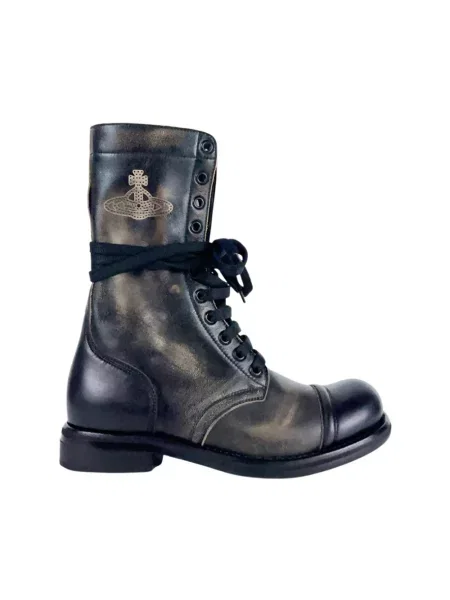 Botki Vivienne Westwood skórzane czarne