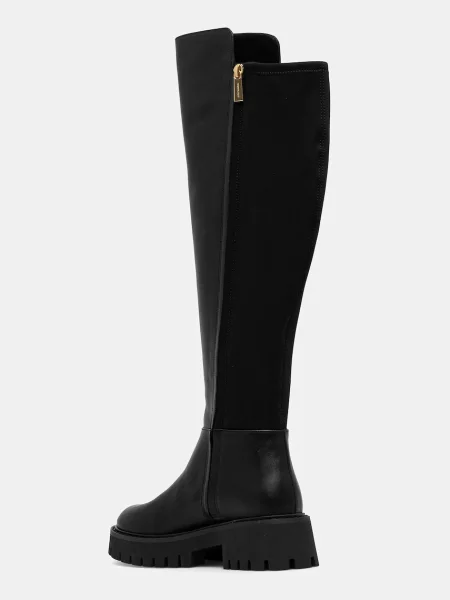 MICHAEL Michael Kors cizme Asher cu plat negru