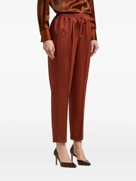 Pantaloni Kiton alergare cu cordon roșu