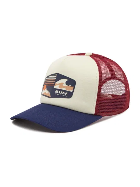 Buff Baseball sapka Trucker Cap Bordó fehér