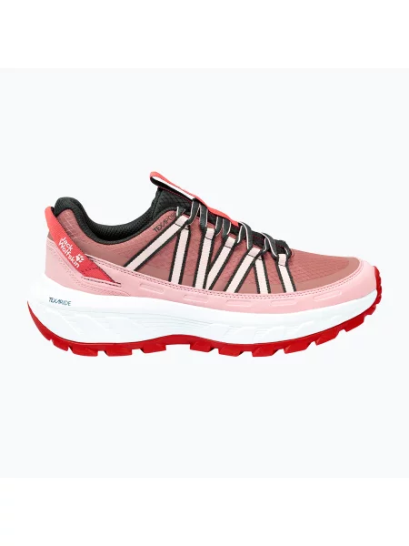 Дамски туристически обувки Jack Wolfskin Wild Hike Texapore Low rosegarden розово