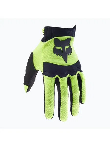 Mănuși de ciclism pentru bărbați Fox Racing Dirtpaw fluorescent galben