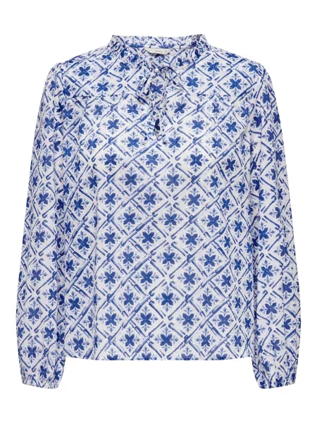 ONLY Bluza ONLROANNE modra bela