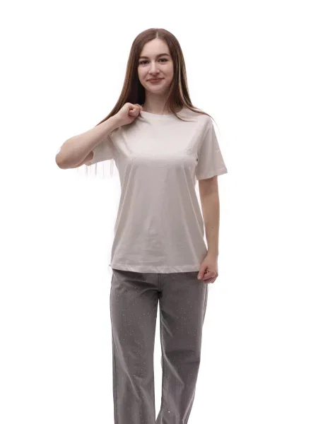 Футболка LUMO віскоза/поліестер білий