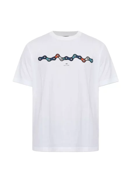 Tricou Ps Paul Smith cu imagine alb