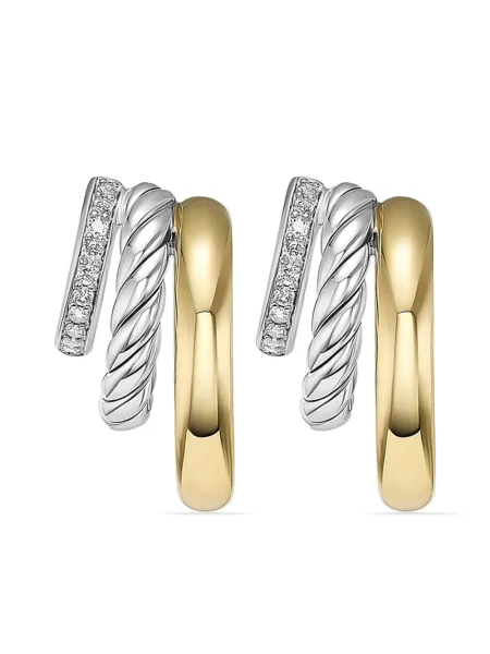 Cercei David Yurman galben