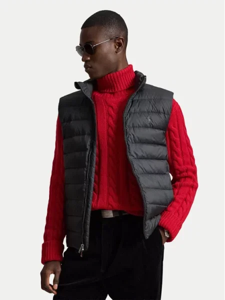 Polo Ralph Lauren Brezrokavnik črna