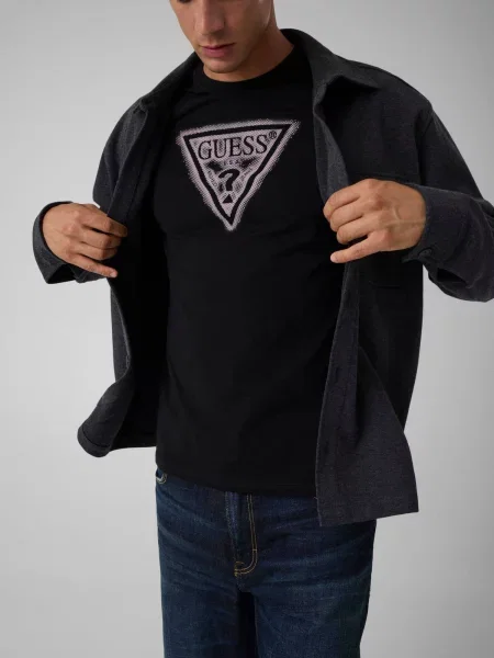 GUESS Tricou negru