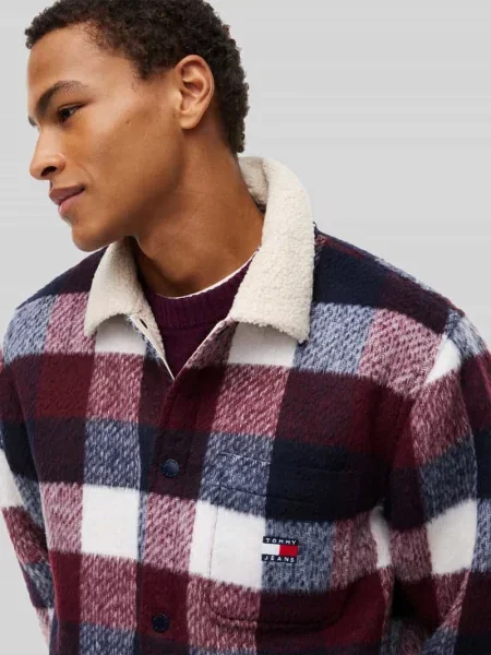 Kurtka koszulowa o kroju regular fit z kołnierzem typu teddy Tommy Jeans