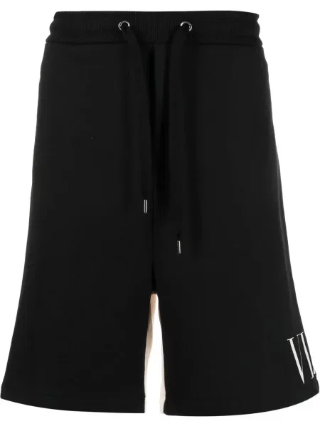 Pantaloni scurți Valentino negru