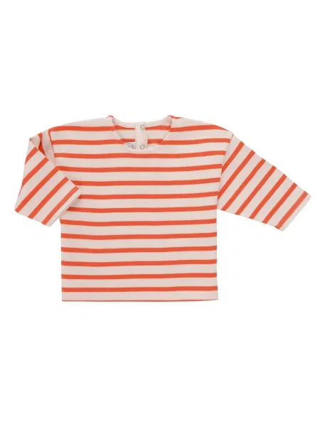 Tricou copii Petit Bateau roșu