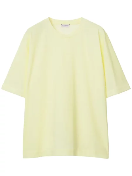 Tricou Burberry cu imagine galben