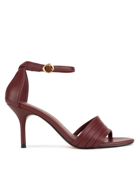 Босоніжки Gino Rossi бордовий