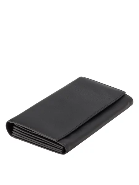 Кожаный кошелек Visconti черный