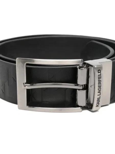 Curea Karl Lagerfeld din piele negru